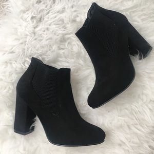 Glister Suede Booties